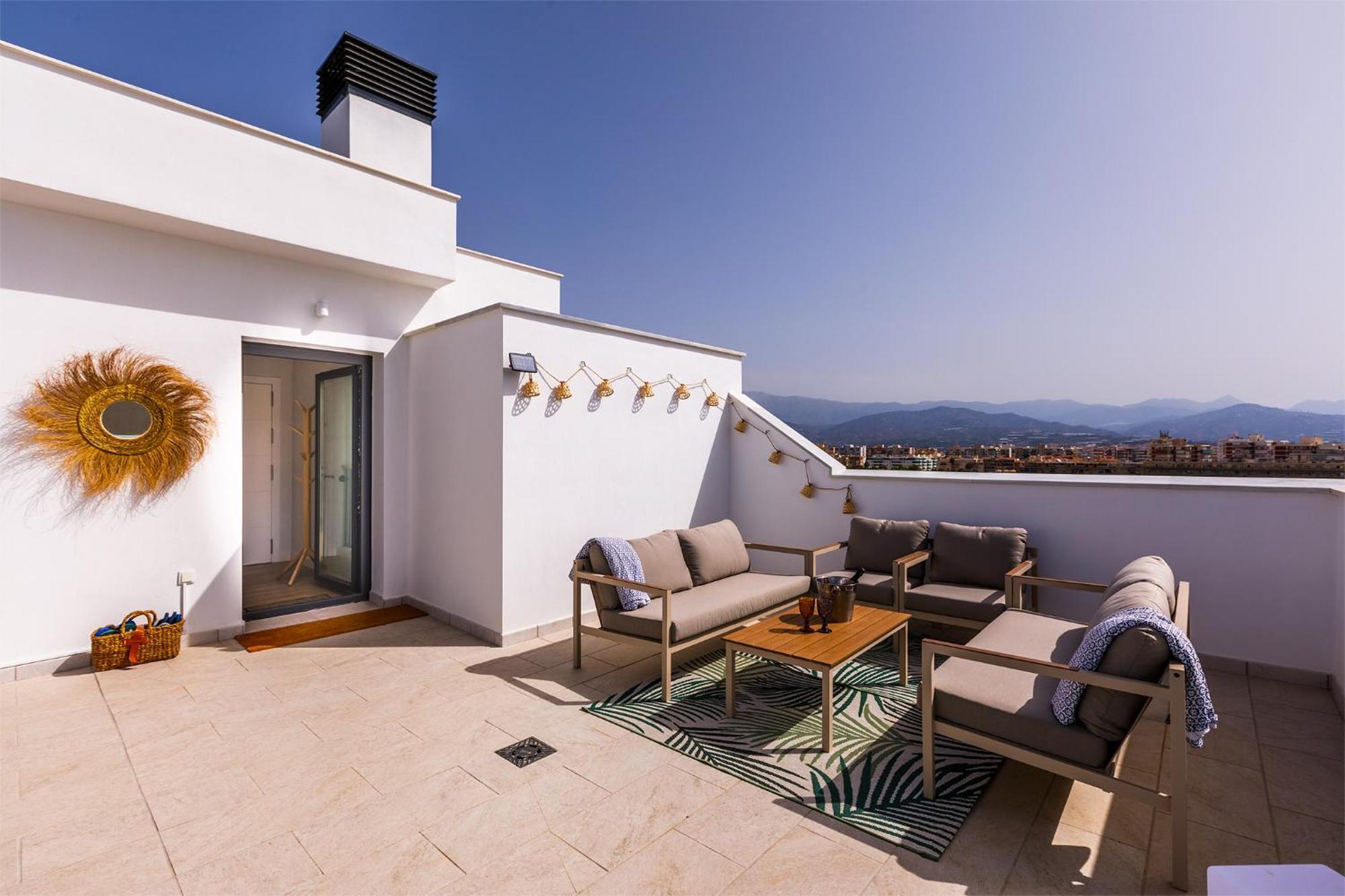 A&N Atico Vista Al Mar Apartman Torre Del Mar Kültér fotó