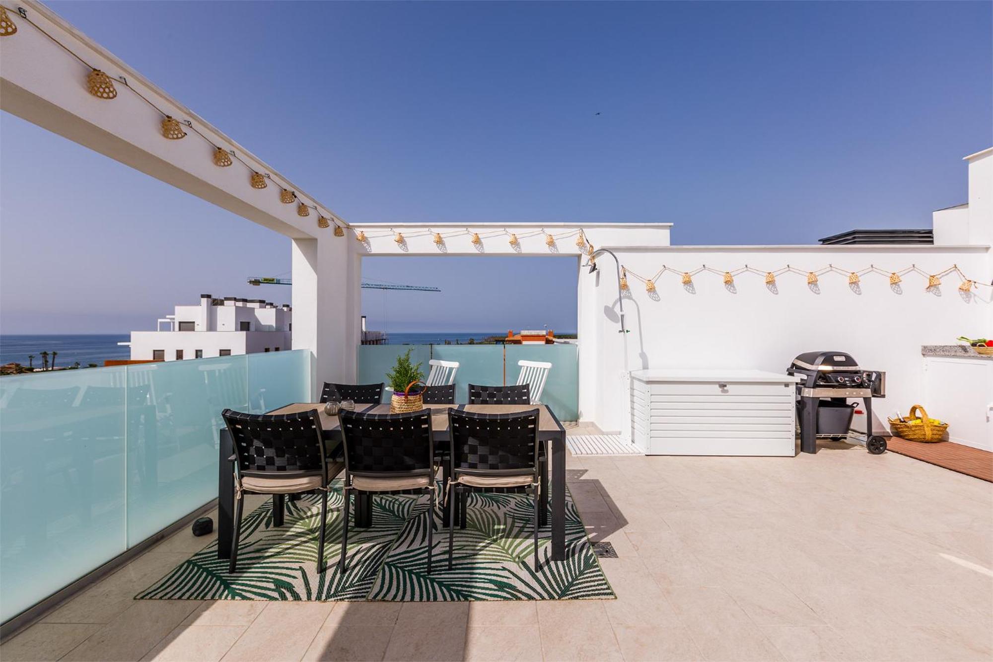 A&N Atico Vista Al Mar Apartman Torre Del Mar Kültér fotó