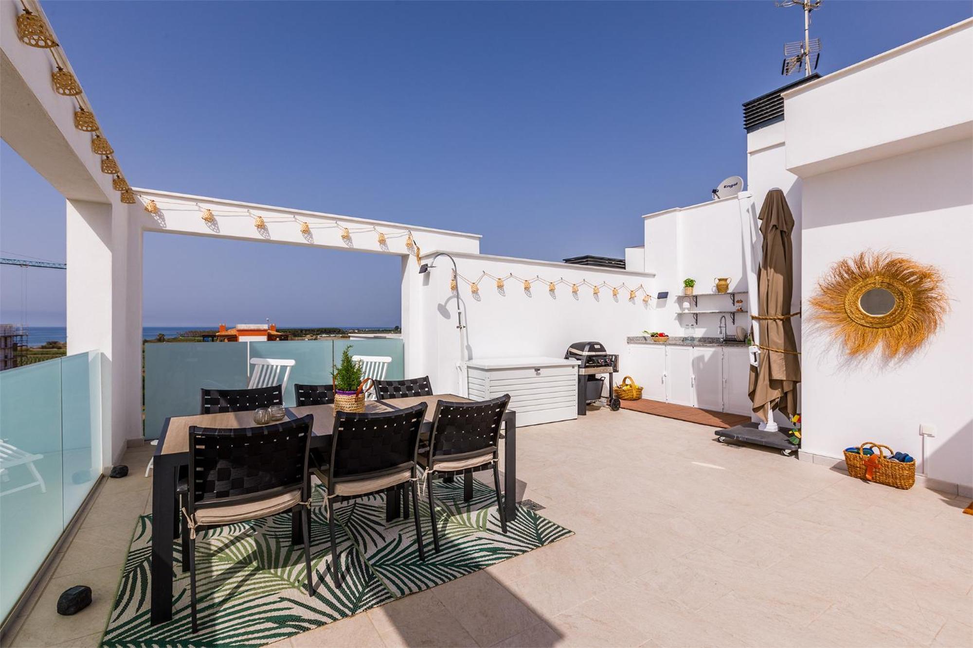 A&N Atico Vista Al Mar Apartman Torre Del Mar Kültér fotó