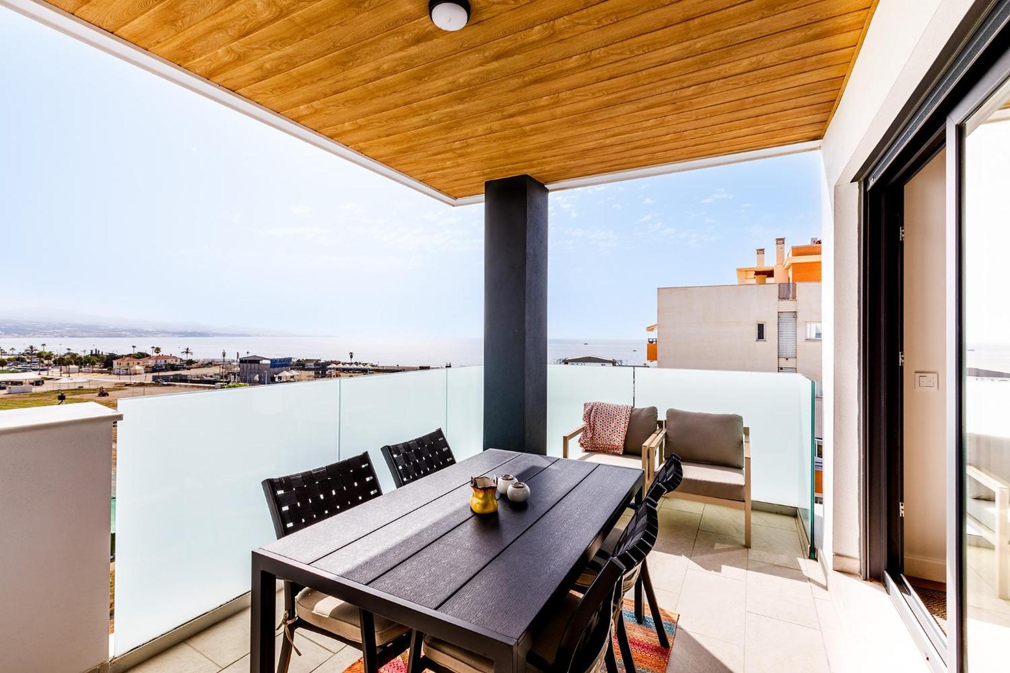 A&N Atico Vista Al Mar Apartman Torre Del Mar Kültér fotó