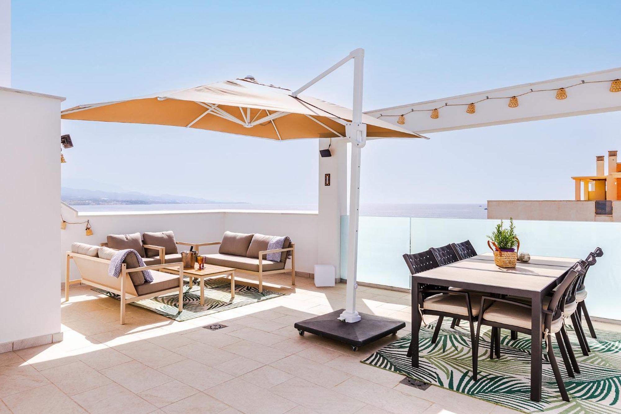 A&N Atico Vista Al Mar Apartman Torre Del Mar Kültér fotó