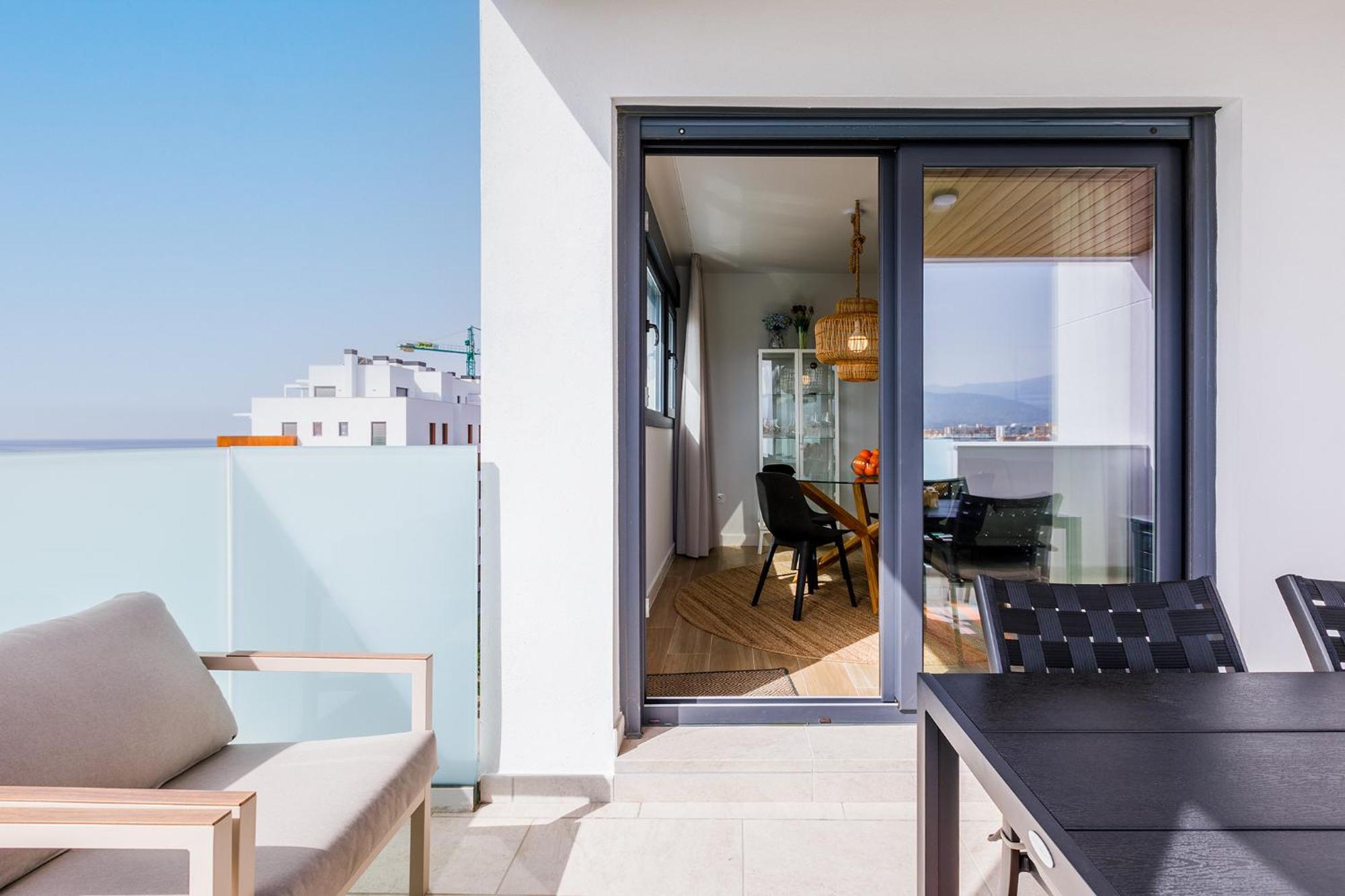 A&N Atico Vista Al Mar Apartman Torre Del Mar Kültér fotó